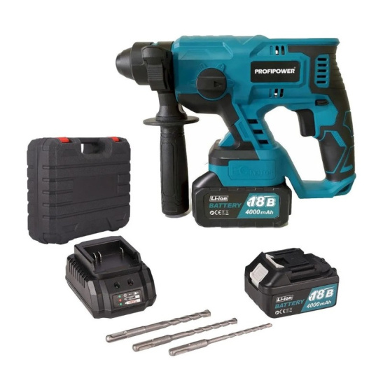 Перфоратор аккумуляторный PROFIPOWER MKDHR-18V (АКБ 18В/4А.ч-1 шт+Заряд.устр) T0058