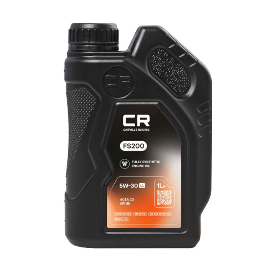 Масло моторное CARVILLE RACING FS200 LL (C3) SAE 5W30, 1 л, API SN, синтетическое, (двиг. бензиновый, дизельный), (ОАЭ)