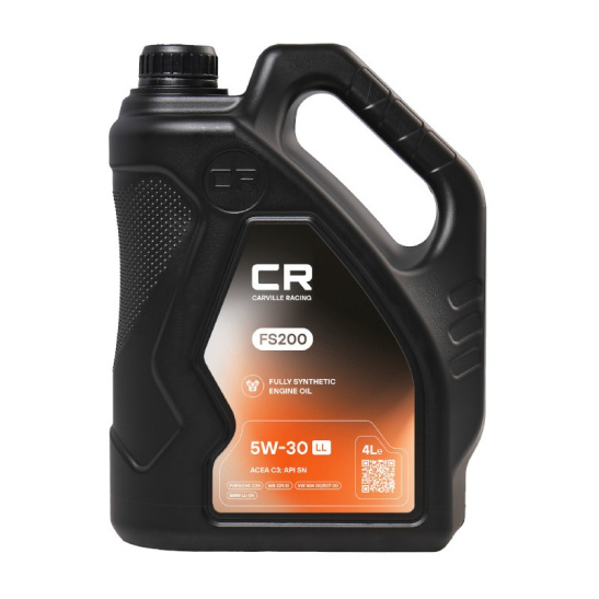 Масло моторное CARVILLE RACING FS200 LL (C3) SAE 5W30, 4 л, API SN, синтетическое, (двиг. бензиновый, дизельный), (ОАЭ)