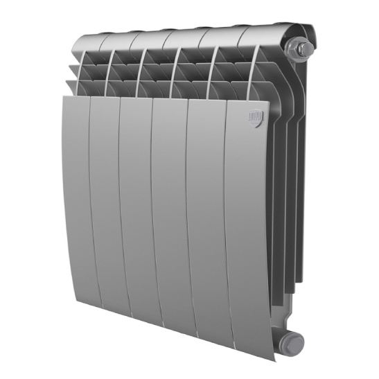 Радиатор биметаллический Royal Thermo Biliner Silver Satin/серебро 500/100, 6 секц.