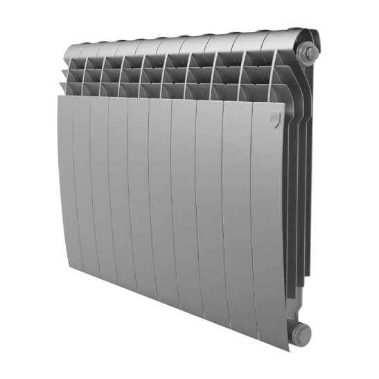 Радиатор биметаллический Royal Thermo Biliner Silver Satin/серебро 500/100, 10 секц.