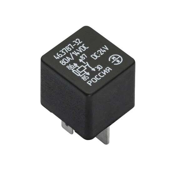 46.3787-32 РЕЛЕ СТАРТЕРА МАЗ (замыкающее, 4-х контактное, без кармана под кронштейн) 24 В 40 А. (взамен YL368-A)