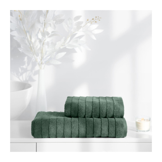 Полотенце махровое Verossa "Steps texture" 50*90см цв.таинственный лес