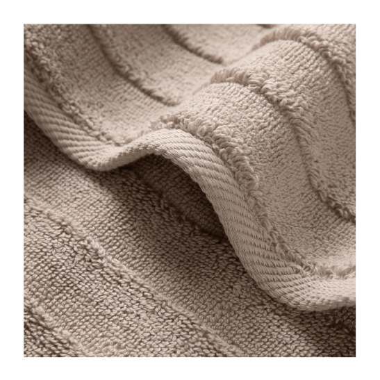 Полотенце махровое Verossa "Steps texture" 50*90см цв.кофе