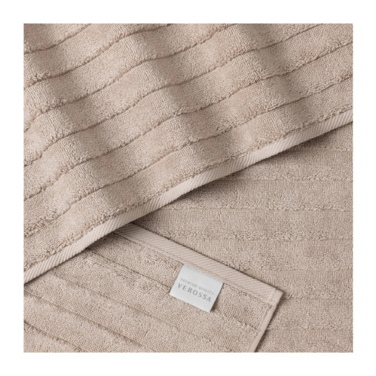 Полотенце махровое Verossa "Steps texture" 50*90см цв.кофе