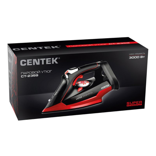 Утюг электрический CENTEK CT-2359 RED (красный) 3000 Вт
