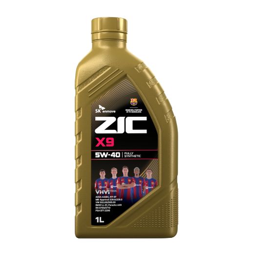 Масло моторное ZIC X9 (A3/B4) SAE 5W40, 1 л, API SP, синтетическое