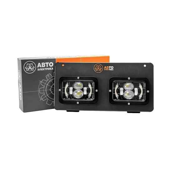 FG308-RT-SET-LED AE КОМПЛЕКТ ФАР СВЕТОДИОДНЫХ (2 шт., с рамкой крепления) МТЗ AVTOELECTRICA (для замены фар ФГ308)