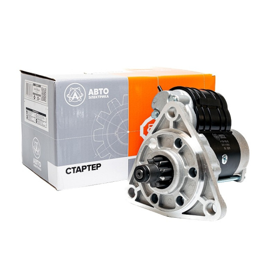 9-192-780 АЕ СТАРТЕР МТЗ, ЗИЛ, ПАЗ, ГАЗ (дизельн.) 24 В 4,5/5,5 кВт (редукторный, со смещенным редуктором) "АВТОЭЛЕКТРИКА"