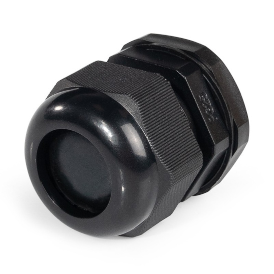 Ввод кабельный пластиковый (сальник) PG 29 черный диаметр проводника 18-25мм IP68 Fortisflex (88647)