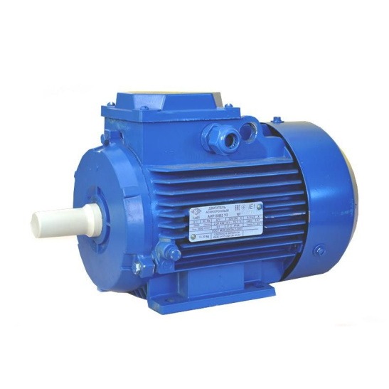 Электродвигатель АИРЕ 80B4, 1,1 кВт, 1500 об/мин, IM 1081,  220 В,Б, Полесьеэлектромаш