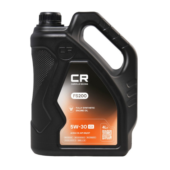 Масло моторное CARVILLE RACING FS200 C3 SAE 5W30, 4 л, API SN/CF, синтетическое, (двиг. бензиновый, дизельный), (ОАЭ)