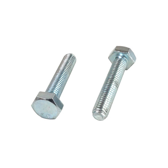 Болт М8x20 мм, цинк, полная резьба, ГОСТ Р ИСО 4014-2013 (7798-70, 7805-70), DIN 931, Беларусь