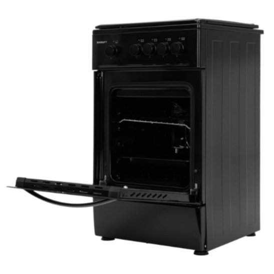 Плита газовая KRAFT KF-FSK5301GBL (черная)