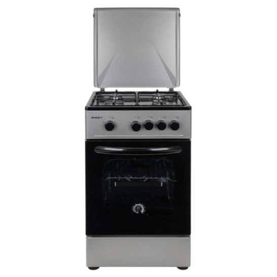 Плита газовая KRAFT KF-FSK5301GS (серо-черная)