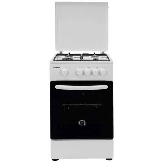 Плита газовая KRAFT KF-FSK5301GW (белая)