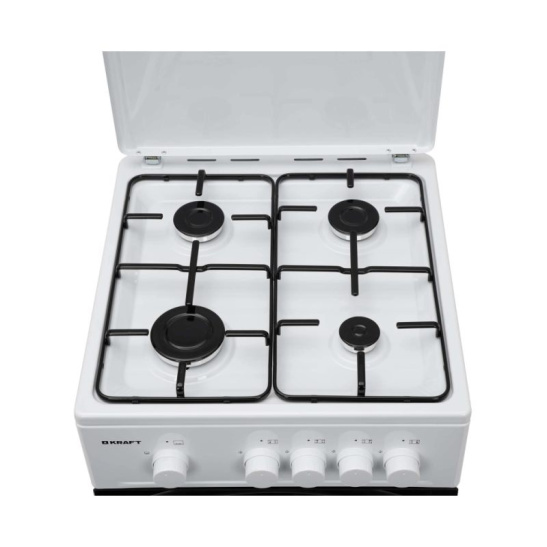 Плита газовая KRAFT KF-FSK5301GW (белая)
