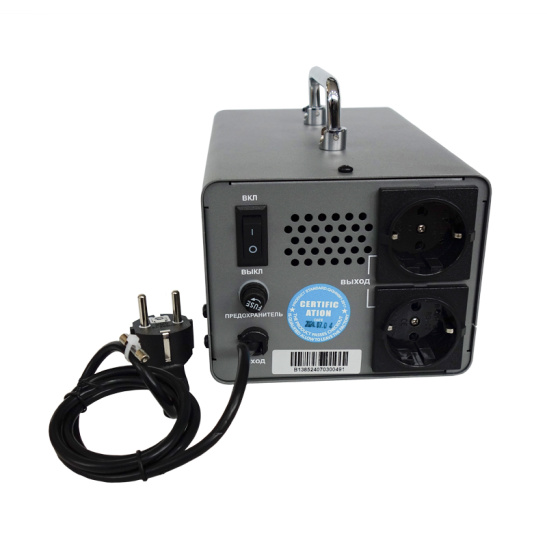 Стабилизатор напряжения EST 500 RDS (95-270), настольный, релейный, однофазный, 230 В