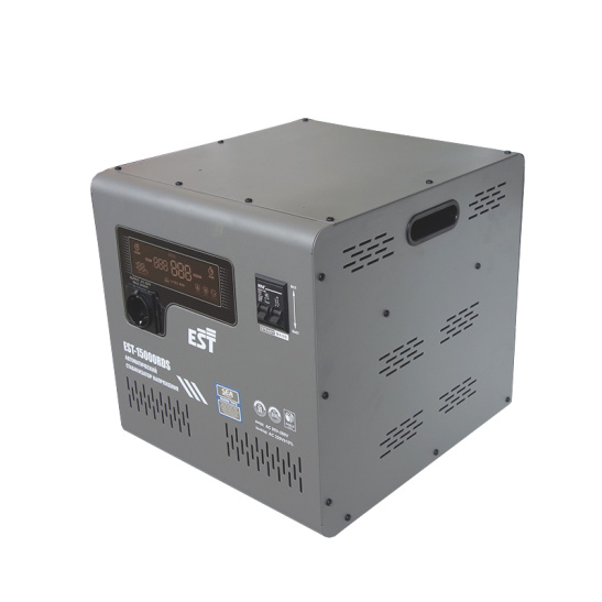 Стабилизатор напряжения EST 15000 RDS (95-280), переносной, релейный, однофазный, 230 В
