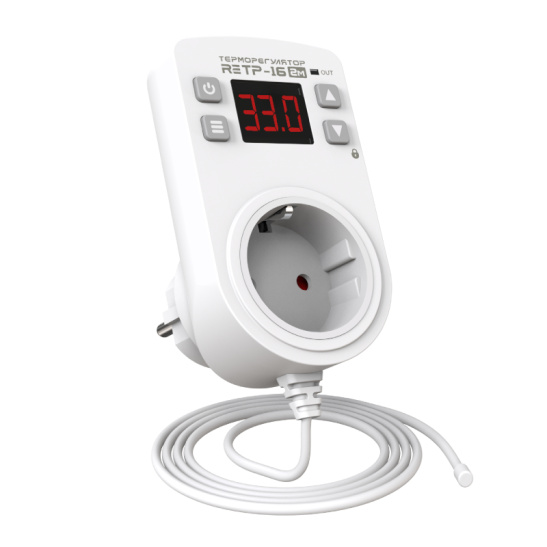 Терморегулятор ТР-16 2m RE розеточный