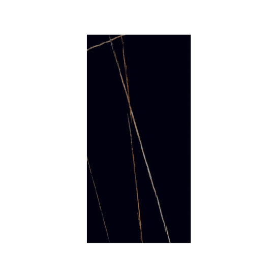 Керамогранит полиров. глянцевая  1200x600 мм, 8,2 мм, "Saint laurent black" черный сорт 1  SONEX TILES