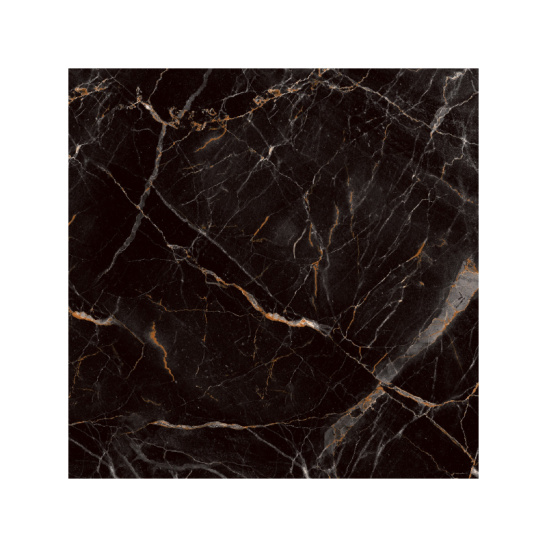 Керамогранит полиров. глянцевая  600x600 мм, 8,5 мм, "Zodice black" черно-коричневый сорт 1  Keravit