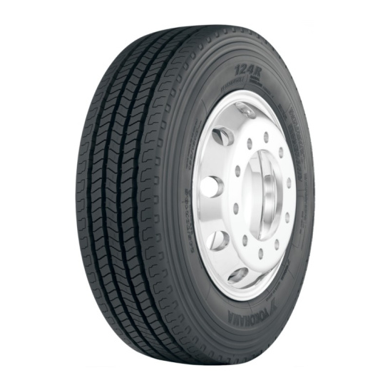 Шина 295/80R22,5 Yokohama 124R, 152/148M, б/к, рулевая, (Йокохама), Таиланд, 3PMSF