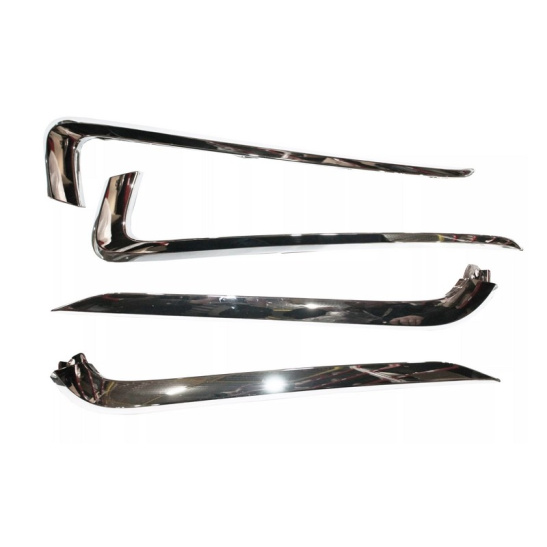 8450100990/991/992/993 Молдинг бампера переднего "САДКО" Гранта FL хром (к-т 4шт)