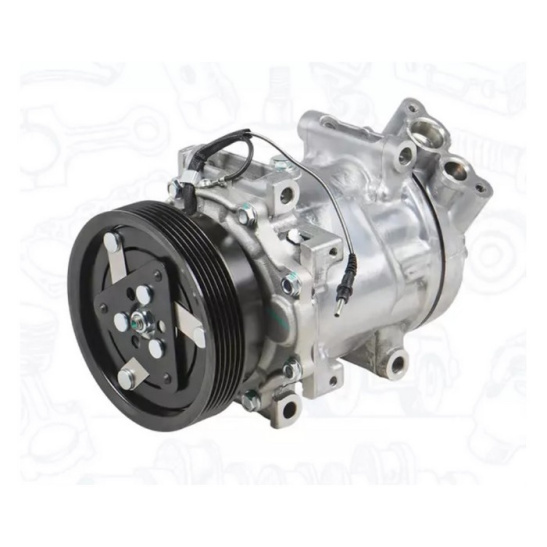 КОМПРЕССОР КОНДИЦИОНЕРА (LUZAR) а/м Лада Largus(Ларгус) (12-)/Renault Logan (08-)/Duster (10-) (LCAC 0998)