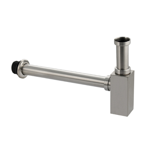 Сифон для умывальника, сатин, 8743, BRIMIX, Санакс