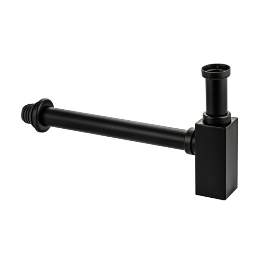 Сифон для умывальника, черный, 8744, BRIMIX, Санакс