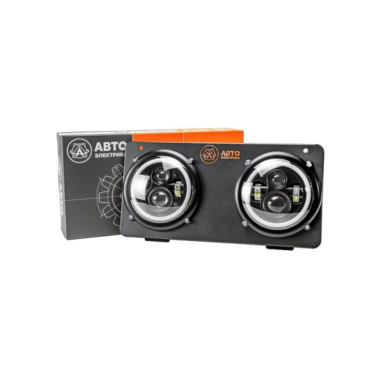FG308-RD-SET-LED AE КОМПЛЕКТ ФАР СВЕТОДИОДНЫХ (2 шт., с рамкой крепления) МТЗ AVTOELECTRICA (для замены фар ФГ308)