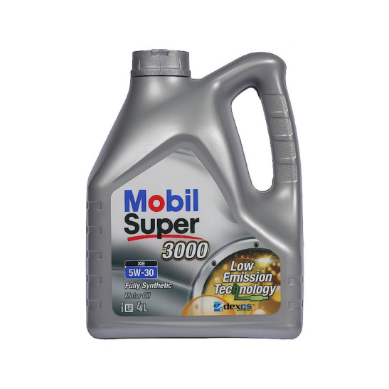 Масло моторное Mobil Super 3000 XE (C3) SAE 5W30, 4 л, API SL/CF, синтетическое, (Турция)