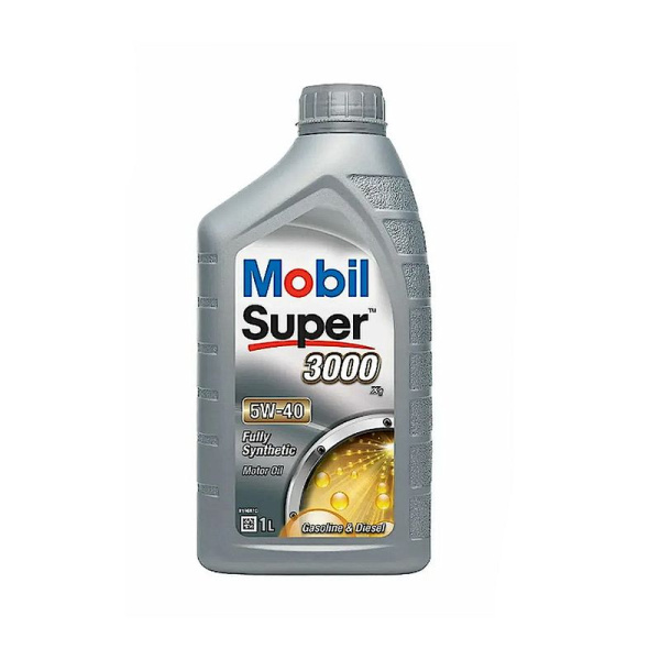 Масло моторное Mobil Super 3000 х1 , А3/В4 SAE 5W40, 1 л, API SM/CF, синтетическое, (Турция)
