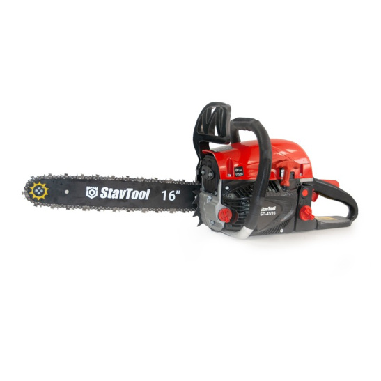 Бензопила цепная StavTool БП-45/16, 45 см³, 1,7 кВт, 3,0 л. с, 16'', 0,325'', 1,3 мм, 64 зв.