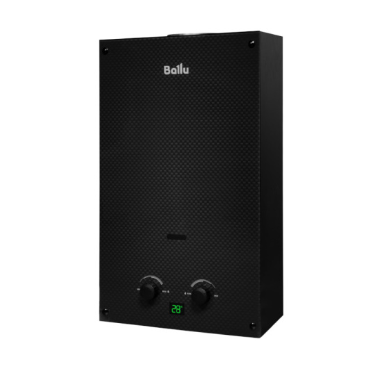 Газовый водонагреватель Ballu GWH 10 Fiery Glass Carbon (колонка)
