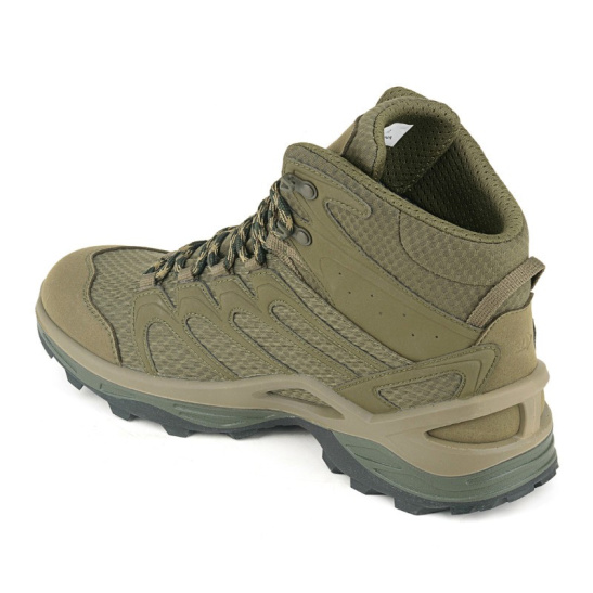 Ботинки треккинговые "ELKLAND" р.43 ПУ/Резина цв.оливковый модель 212