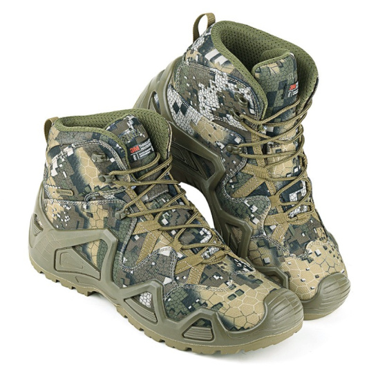 Ботинки треккинговые "ELKLAND" р.42 ПУ/Резина цв.бежевый кмф модель 175