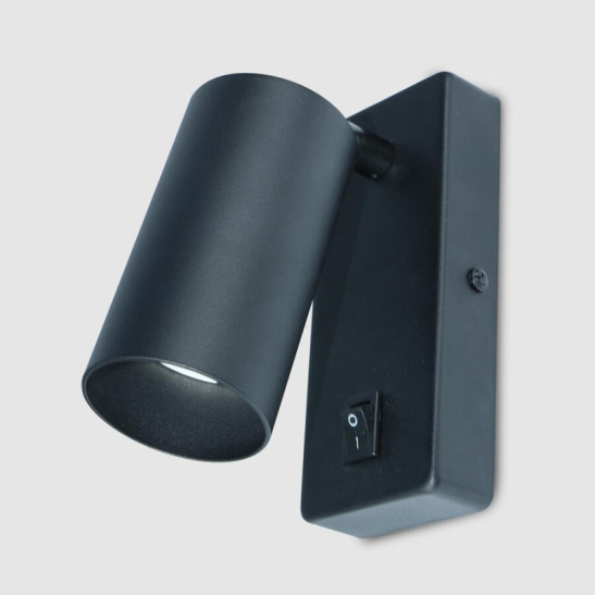 Бра "Башня" General (661810) GU10 черный IP20