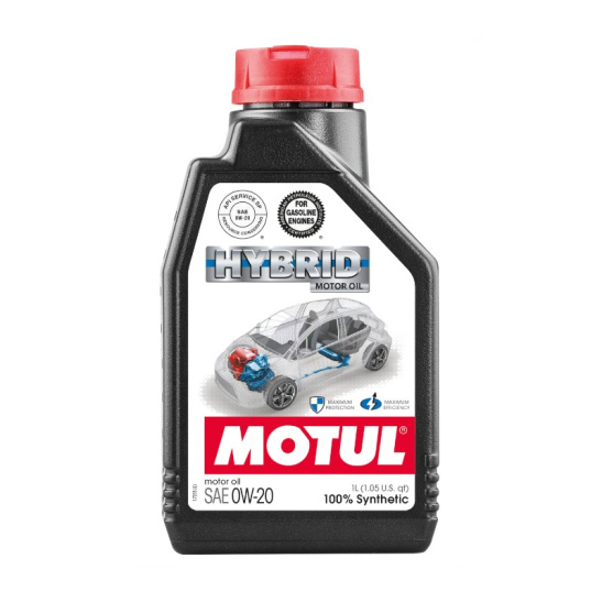 Масло моторное MOTUL HYBRID  SAE 0W20, 1 л, API SP, синтетическое, (под заказ)*