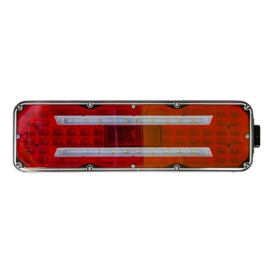 ФЗ 07.24Л (LED) ФОНАРЬ ЗАДНИЙ ЛЕВЫЙ (светодиодный, боковой разъем АМР 282108-1, м/о 200 мм, М8)