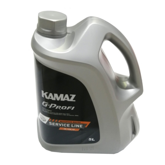 Масло моторное KAMAZ G-Profi  Service Line CS 253142510 SAE 15W40, 5 л, минеральное