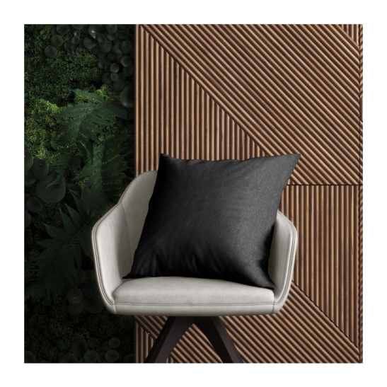 Наволочка "Волшебная ночь" 40*40см тк.рогожка цв.графит