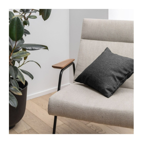 Наволочка "Волшебная ночь" 40*40см тк.рогожка цв.графит