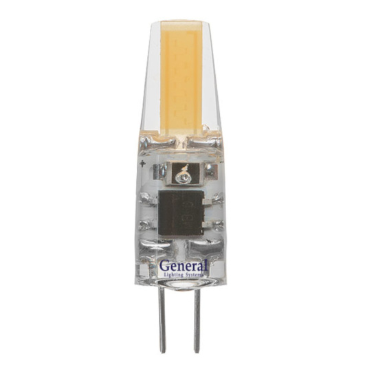 Лампа светодиодная General JCD (капсула) 3 Вт G4 4500К 195 Лм 220в (651900)