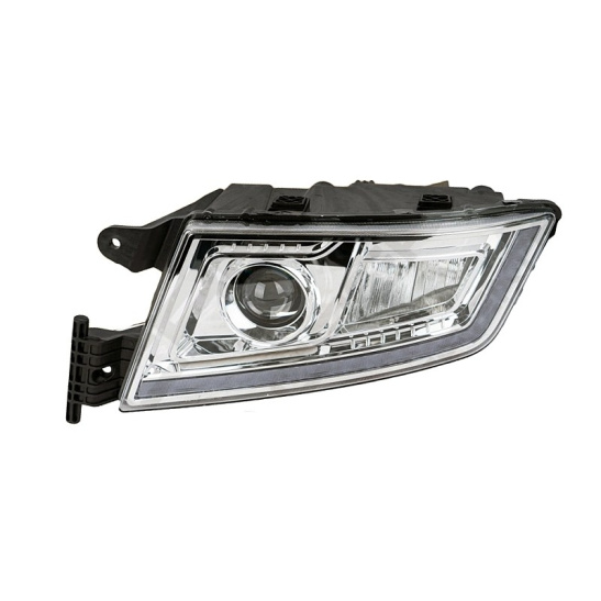 812W25101-6021 БЛОК-ФАРА ЛЕВАЯ SITRAK C7H black