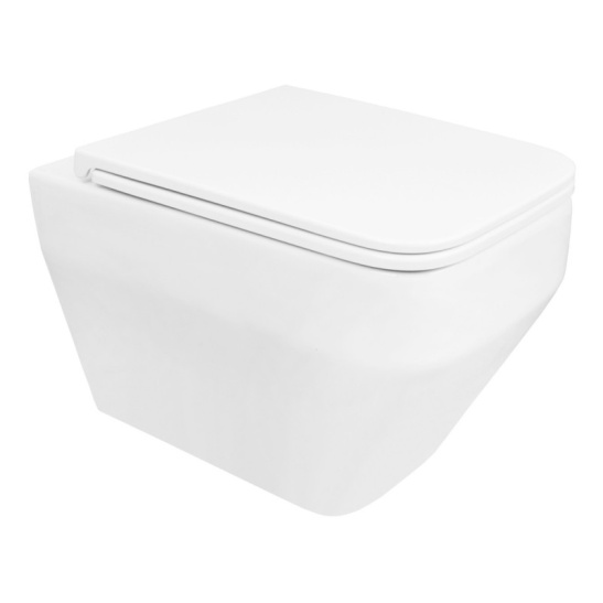 Сет AZARIO инсталляция + Azario MONEO подвесной безободковый унитаз с сиденьем микролифт (AZ-8010-1000+AZ-0062) + Azario кнопка хром глянец (квадратная) (AZ-8200-0031)