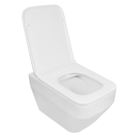 Сет AZARIO инсталляция + Azario MONEO подвесной безободковый унитаз с сиденьем микролифт (AZ-8010-1000+AZ-0062) + Azario кнопка хром глянец (квадратная) (AZ-8200-0031)