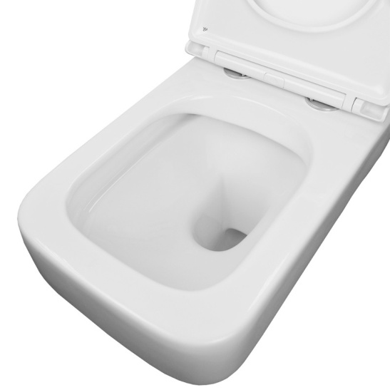 Сет AZARIO инсталляция + Azario MONEO подвесной безободковый унитаз с сиденьем микролифт (AZ-8010-1000+AZ-0062) + Azario кнопка хром глянец (квадратная) (AZ-8200-0031)