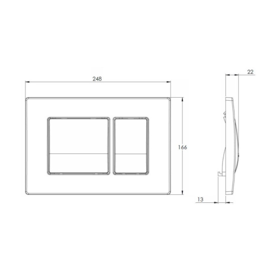 Сет AZARIO инсталляция + Azario MONEO подвесной безободковый унитаз с сиденьем микролифт (AZ-8010-1000+AZ-0062) + Azario кнопка хром глянец (квадратная) (AZ-8200-0031)